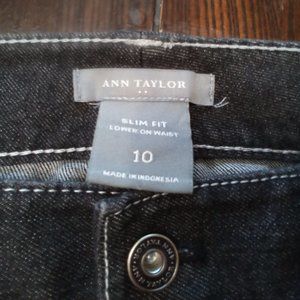 Anne Klein Slim Fit Boot Cut Jeans Size 10